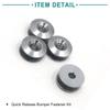 ACROPIX 8pcs Car Bumper Trunk Fender Hatch Lid Fastener Kit Quick Release Titanium Tone