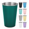350/500ML Water Cup Shatterproof Unbreakable Stainless Steel Long Service Life Beer Cup Bar