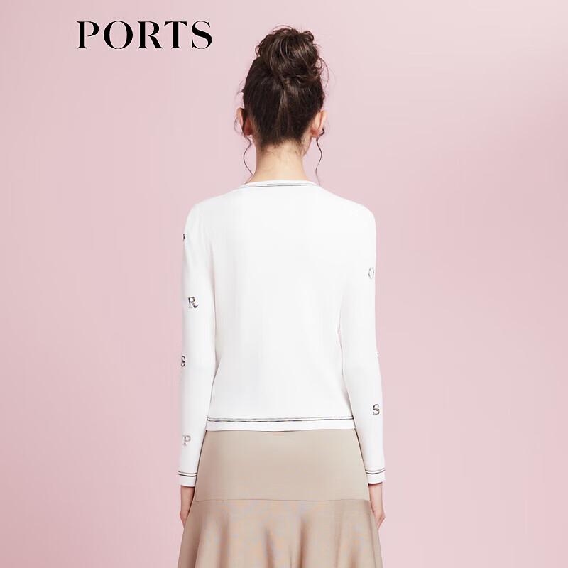 PORTS Women's Jacquard Knit Cardigan