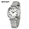 SANDA Top 1137 Women's Quartz Watch Fashionable and Elegant Rose Gold Minimally Roman Digital Women's Quartz Watches