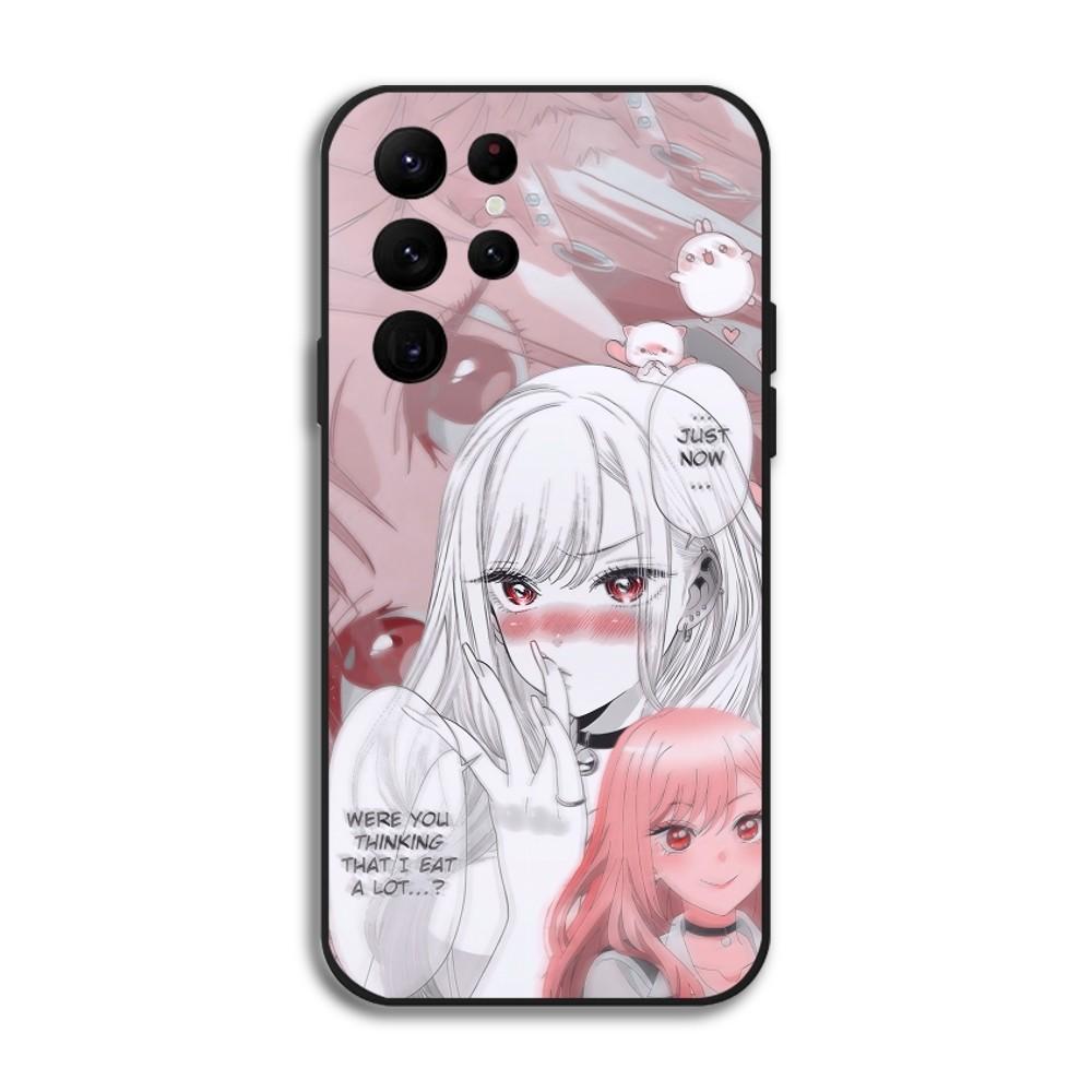 Marin K-Kitagawa Anime Dívka Pouzdro na Telefon Pro Samsung Galaxy S25 S24 S22 S23 Ultra S21 S20 Plus 5G Ochranné Silikonové Funda