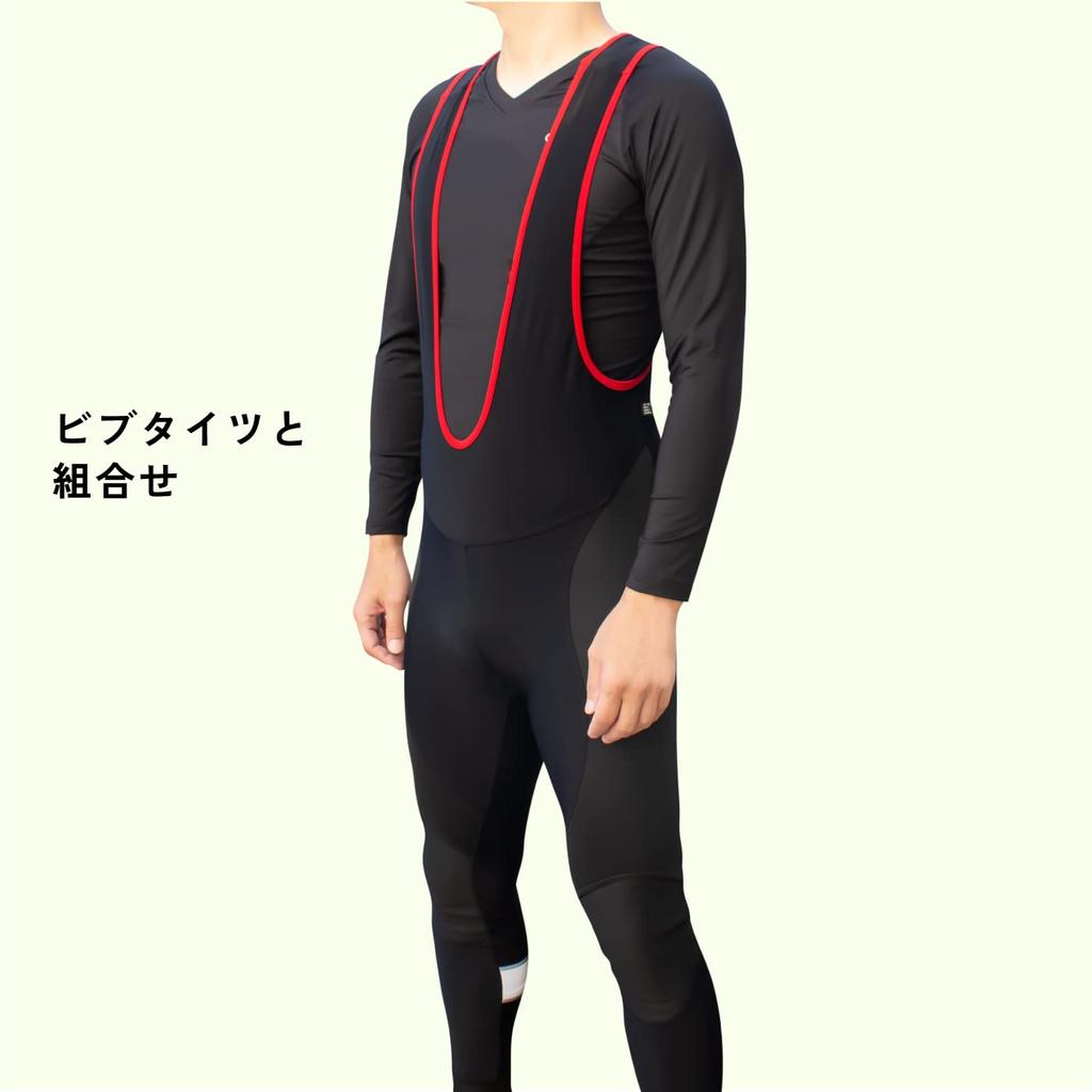 Sports Inner Long Undershirt Inner Long Sleeve Shirt Cold Heat Quick Drying [Golix] Shirt, Winter, Men's, Sleeve, (GX-INA) Wear, [Fleece Lining,