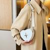 Trendy Heart Shaped Mini Crossbody Bag For Women In Chic Design Ideal For Daily Use