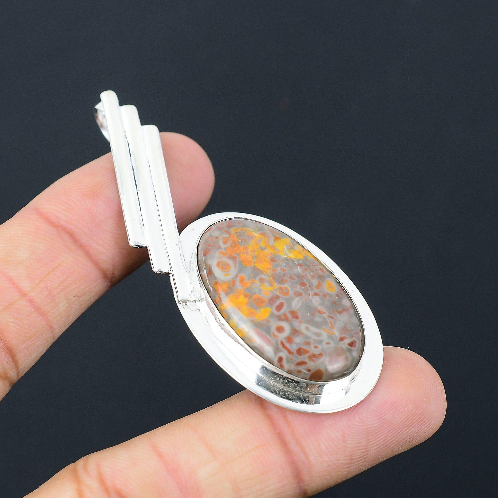 Daughters Day Deal Sterling Silver Natural Sunflower Blister Engagement Pendant