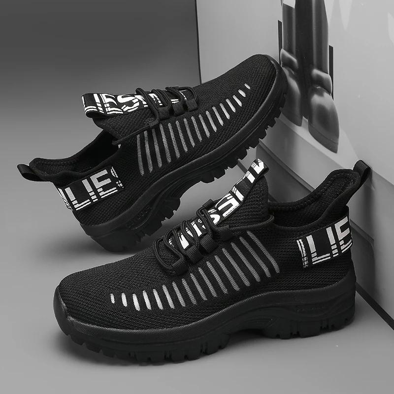 Tenis Masculino Shoes Summer Breathable High End Design Mesh Sneakers Lightweight Outdoor Exercise Casual Flat Shoes for Men