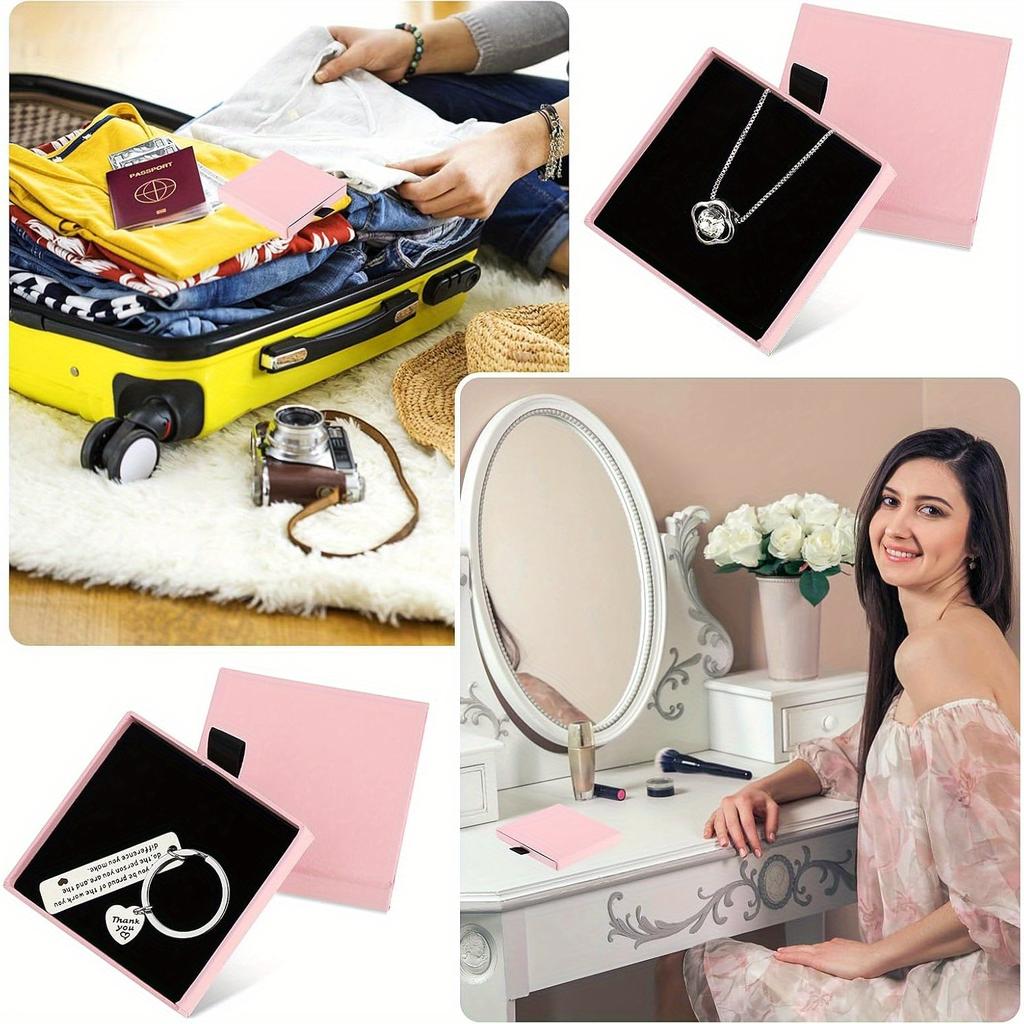 1Pc Jewelry Gift Boxes Suitable for Valentine'S Day, Perfect for Packaging Bracelets, Earrings, Necklaces, Rings Jewelry Boxes