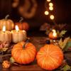 Realistic Artificial Pumpkin Ornament Fall Festival Home Decoration Foams Plant Model Child Friendly Easy Display