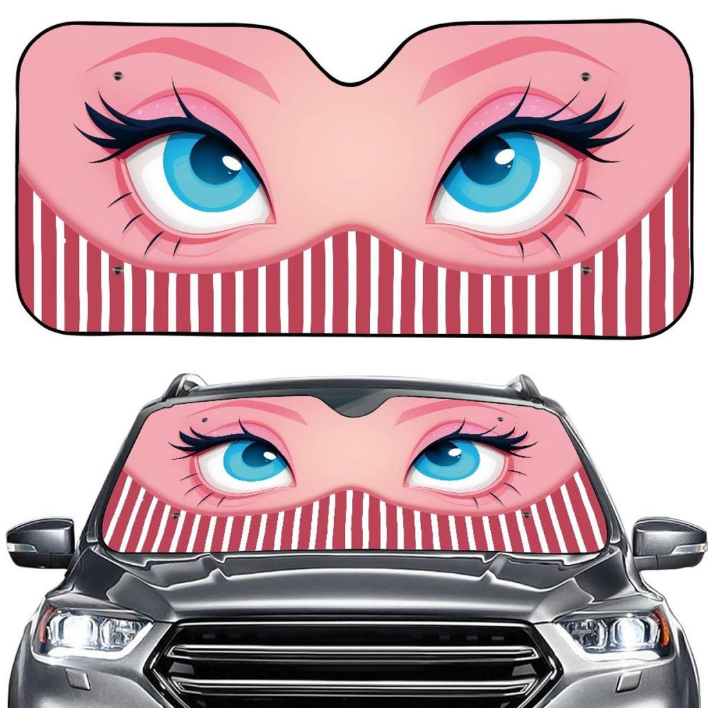 Universal Customizable One-Piece Car Windshield Sunshade
