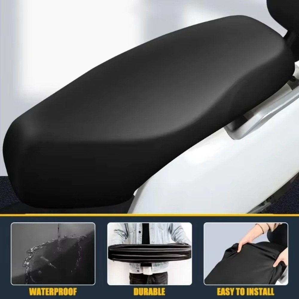 Elastic Motorcycle Seat Cushion Cover Breathable Motorcycle Seat Protector  Weather Protection
