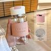 Charming Qi High Borosilicate Glass Water Cup with Protective Sleeve