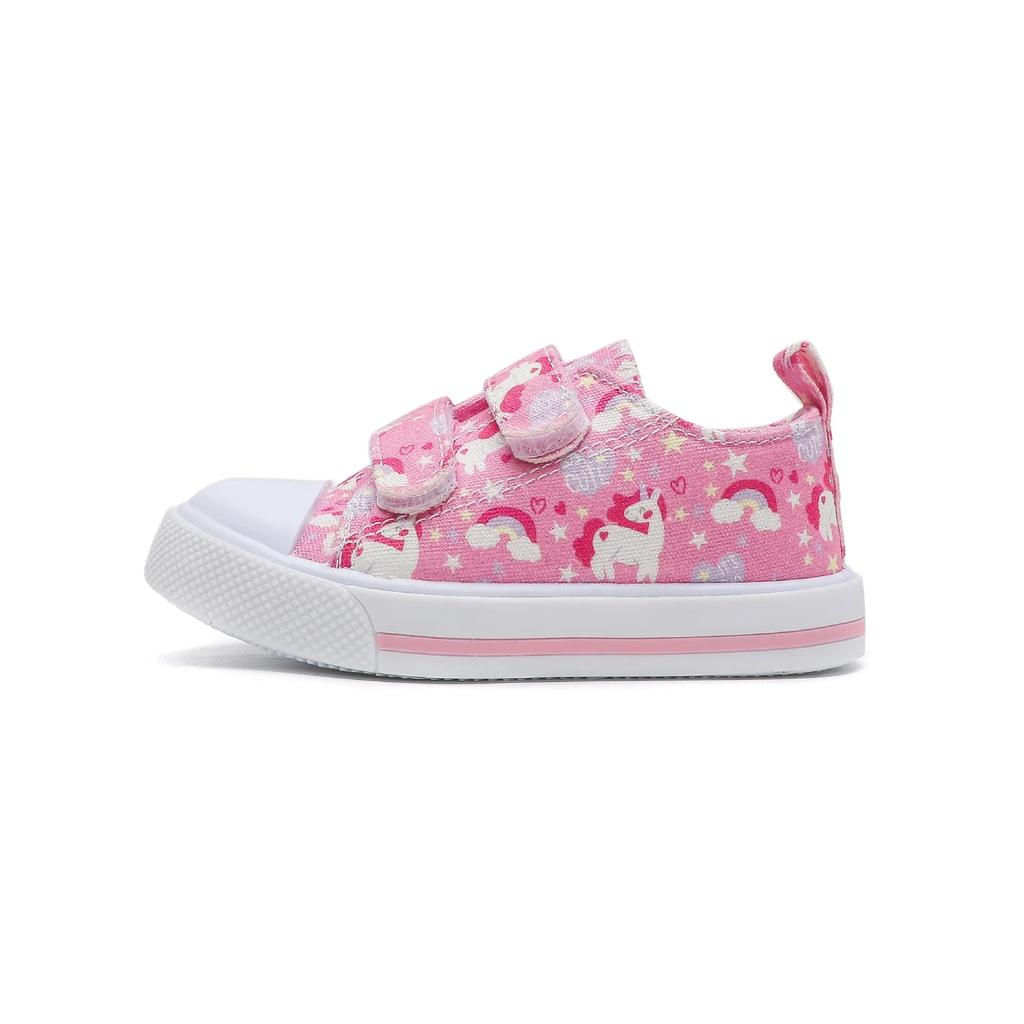 Niedlichen Kinder Turnschuhe Cartoon Atem Mädchen Schuh Einfache Mode Neue Leinwand Schuh Klassische Vielseitige Casual Schuhe Trendy Bord Schuhe