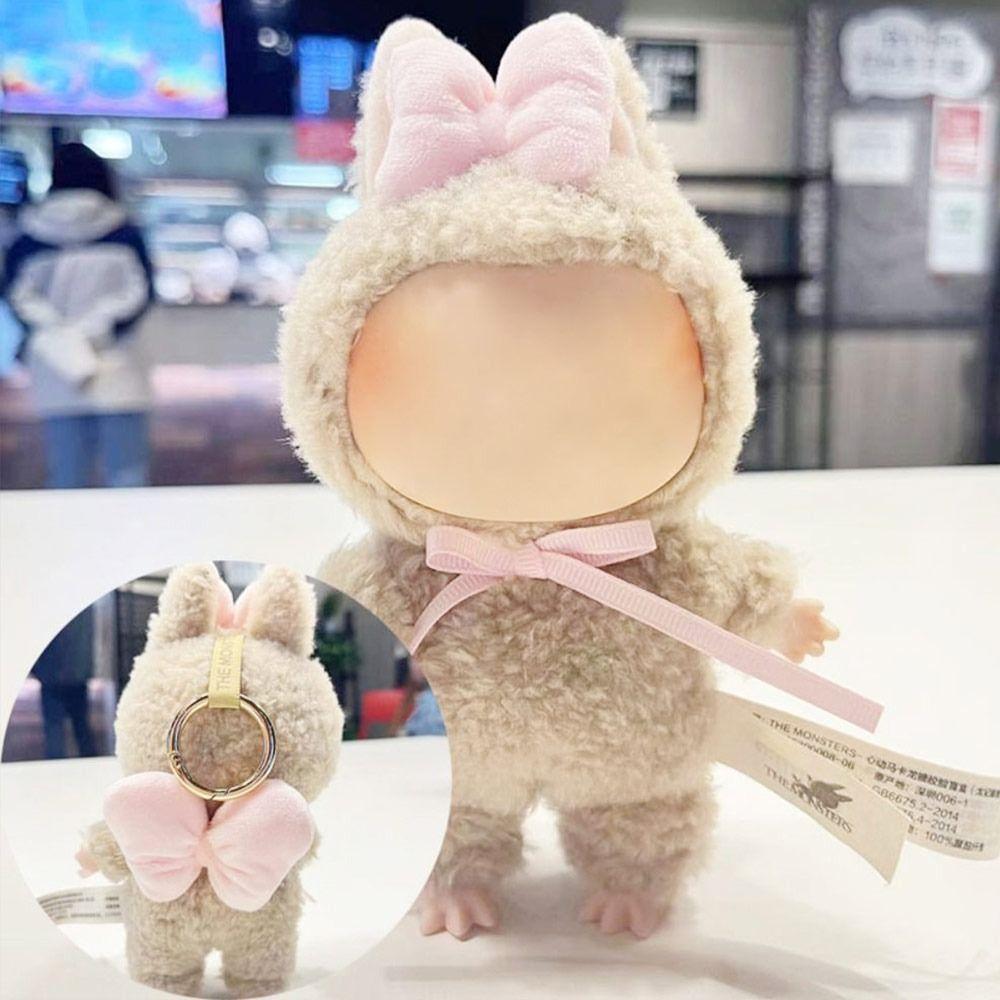 Håndlaget dukkeskjørt Labubu Time To Chill Fylte miniklær Labubu-klær For 17 cm Labubu-dukke