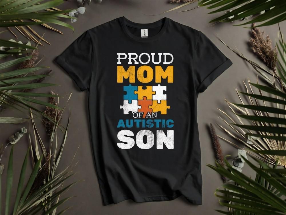 

Autistic Mom Proud T Gift For Friend Hoodie Tshirt Men Women Unisex AD30 XL