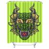 Tuniu Chinese Dragon Shower Curtain Cool Red Dragon Design For Bathroom Decor Unique Wall Art Shower Tent