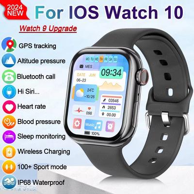 Neue Uhr 10 Smart Watch Männer Herzfrequenz BT Anruf Smart Island Immer Anzeige 100 + Sportmodi Smart Watch