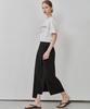MALOUPE 3115 Crinkle Wrap Skirt (Black)
