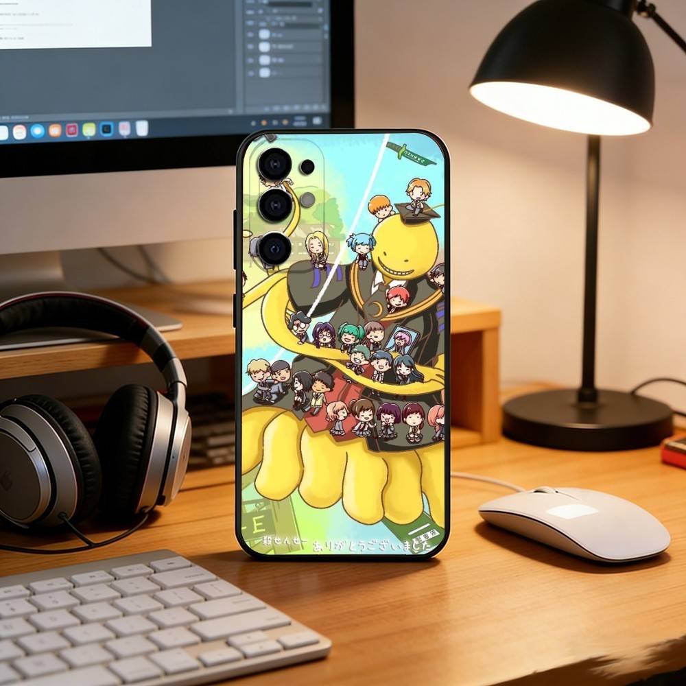 Anime A-Assassination Classroom-m Phone Case For Samsung S25,S24,S21,S22,S23,S30,Ultra,S20,Plus,Fe,Soft Silicone Black Cover