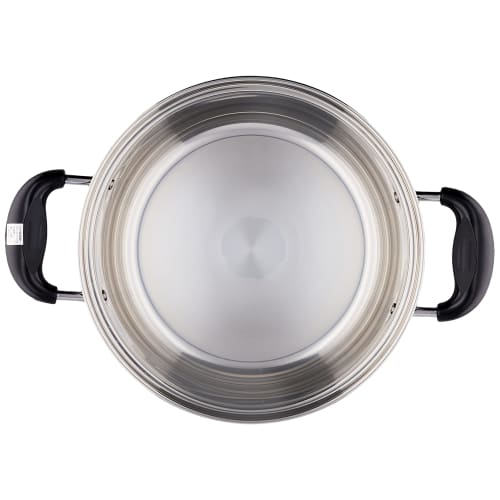 Pearl Metal 22cm Double-Handled Pot with Triple Bottom, Gratia HB-5106
