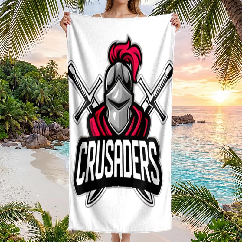 Crusader Fashion Beach Towel: Ideal for Summer Adventures Soft, absorbent and quick drying suitable for swimming and bathing