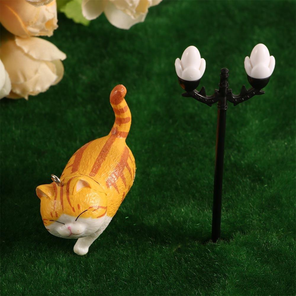DIY Plastic Decoration Fairy Craft Garden Street Lamp Landscaping Artificial Lamp Miniature Lamp