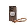 Metal Bear Airbag Holder, Mobile Phone Case Iphone15Promax Portable Rope, Suitable For Apple 14 Diagonal Span Rope 16.