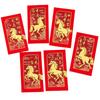 Festives Red Envelopes for Year of Horses Celebration Paper Money Holders