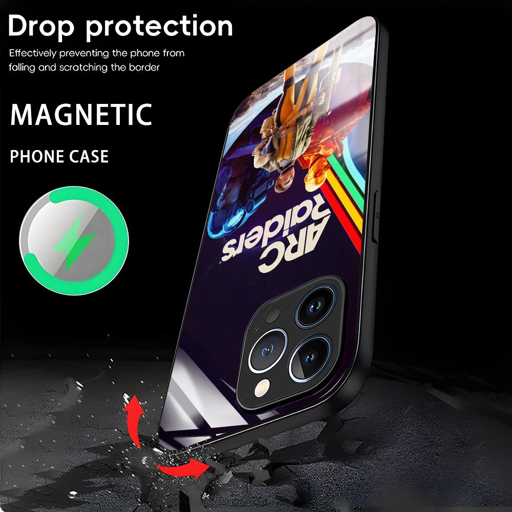 HOT GAME ARC Raiders Phone Case For iPhone17 16 15 14 13 12 11 X XR XS 8 Plus Mini Pro Max Glass Magnetic Case