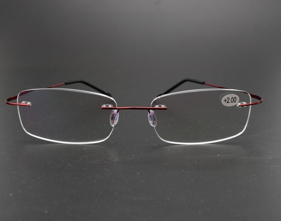 0 To +40 Memory Titanium Reading Glasses Rimless Neutral Farsighted Glasses Hyperopia Eye Wear Business Glasses 3