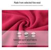Elegant Plus Size Chinese Style Wool Sweater for Middle-aged and Elderly Women - Autumn/Winter Knitwear