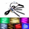 Car Rgb Led Neon Interior Light Strip Wireless Remote Control Decorative Lights
