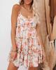 2026 Women's Floral Camisole Cake Dress - European Style for Spring/Summer Vacation