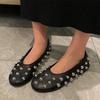 Women Flats Loafers Shoes Leather Shallow Casual Shoes Spring Fashion Dress Sandals Trend Walking Cozy Brand