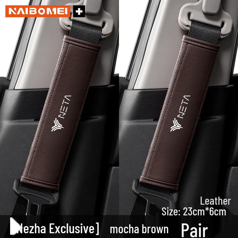 Nezha Car Seat Belt Shoulder Pad Protector for U/V/S N01/03E-TAKE Models - Interior Accessory