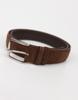 IKALOOK Italy Cowhide Solid Suede Belt Abe102