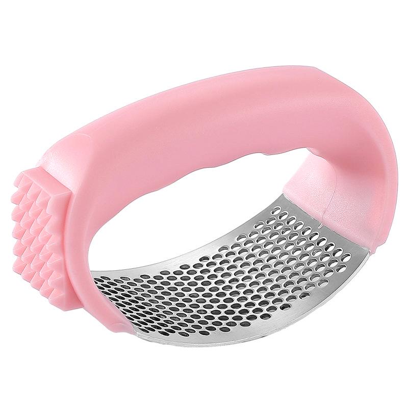 Dual-Function 304 Stainless Steel Garlic Press and Meat Floss Maker