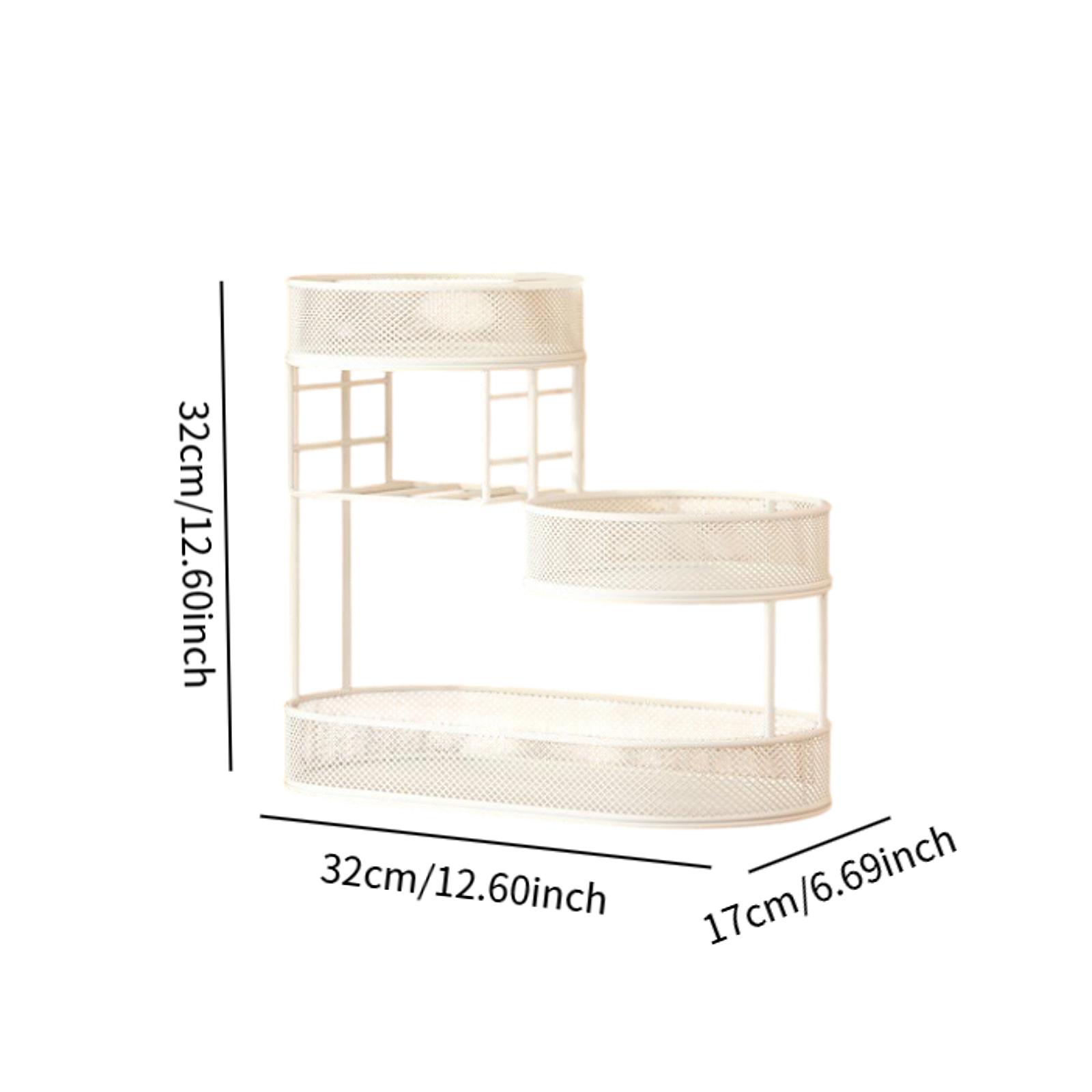 

Countertop Fruit Basket Metal Wire Storage Basket Counter Serving Tray Space Saver Serving Stand Vegetables Storage Rack