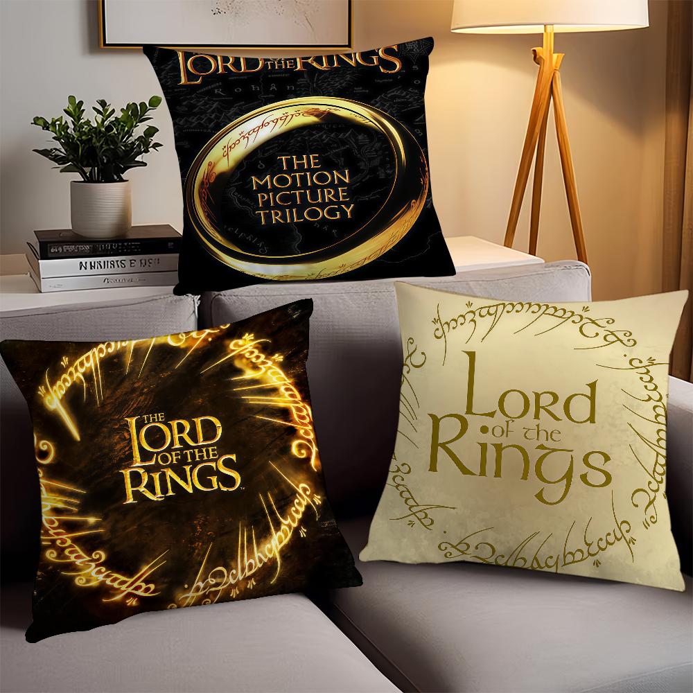 Movie T-The L-Lord O-Of The R-Rings Pillow Case Office Cushions Suitable For Sofa Car Bedroom Decorative Cushion Cover