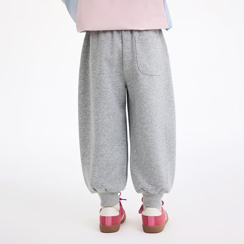 Girls' Cotton Blend Casual Jogger Pants