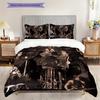 Rock Bands Intense Presence Three-piece set (1 * duvet cover + 2 * pillowcase, without core) 2D Flat Bedding set Duvet cover and pillowcase