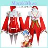 Rezero Rem Ram Vestido de Cosplay de Natal Fantasia Alta Qualidade Roupa de Papai Noel Neve