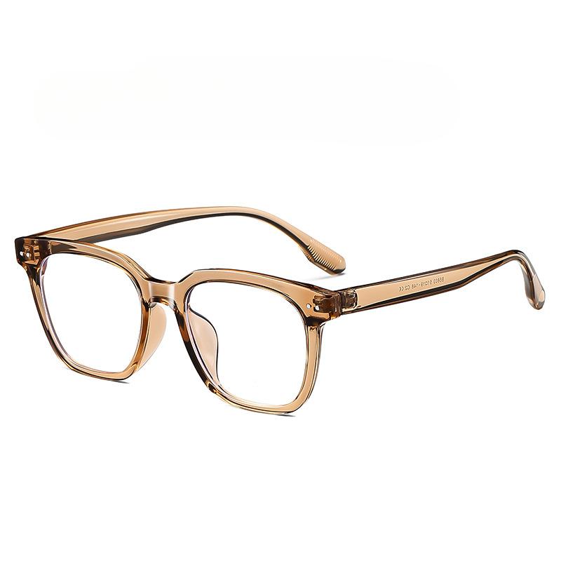 New TR Anti-Blu-ray Glasses Korea Spot Big Box Trend Meters Nail Glasses Fashionable Myopia Glasses.