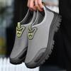 Rutschfeste flache Schuhe für Herren mit atmungsaktivem Mesh, lässiges Laufen, leichte und bequeme Sportschuhe für den Außenbereich, Einschuhe