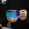Mineral Crystal Water Coffee Mug Cup Novelty Drink Mugs Colorful Translucent Tea Mug