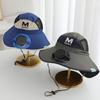 Children's Fan Cap Solar Charging Sun Protection Cap Boys Sunshade Bucket Hat Girls Summer Neck Caps