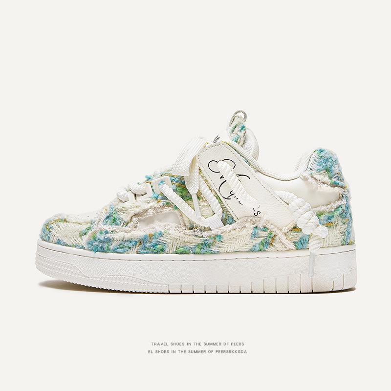 Aesthetic Series Thick-Soled Height-Increasing Sneakers - Trendy Unisex White Shoes