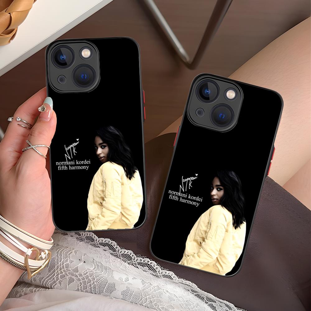 Normani Kordei Silicone Mobile Phone Case for iPhone 17 16 15 14 13 12 11 X XR XS Air Pro Max Plus Mini Colorful Cover