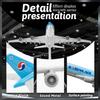 1/400 Scale Die-cast 16cm Metal Airplane Toys A380 Korean Airlines A380 Aircraft Model Simulation Alloy  Plane Model Building Kit
