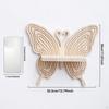 Estantes flotantes con forma de mariposa Decoración de pared Regalos Placa Arte Adorno de madera para habitación
