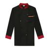 Double Breasted Chefs Coat Lightweight Chefs Jacket Color Stitching Chefs Uniform Hotel Restaurant Shirt Work Clothes