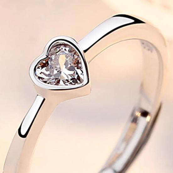 Paar Knöchelring Set Strass Herzform Öffnung Passendes Paarring Set Geburtstagsgeschenk